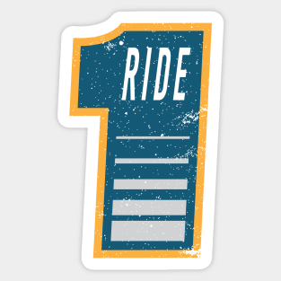 No. 1 Ride - Motorcycle Sticker